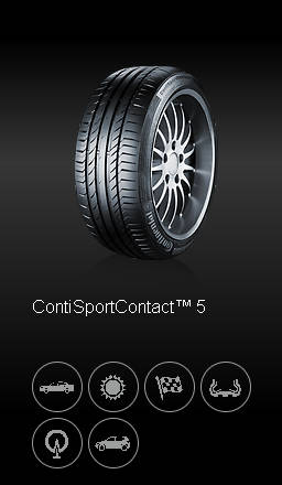 Летние шины Continental ContiSportContact