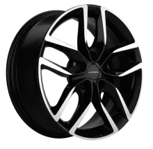 Диск литой Khomen Wheels KHW1708 6.5J 17 5*108 Конус D60.1 ET33 Black-FP 