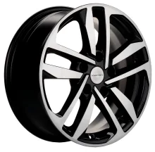 Диск литой Khomen Wheels KHW1612 6.5J 16 5*114.3 D67.1 ET45 Black-FP 