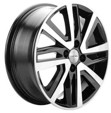 Диск литой Khomen Wheels KHW1609 6J 16 4*100 D60.1 ET41 Black-FP 