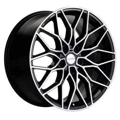 Диск литой Khomen Wheels KHW1902 8.5J 19 5*114.3 D67.1 ET30 Black-FP 