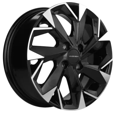 Диск литой Khomen Wheels KHW1402 5.5J 14 4*100 D60.1 ET43 Black-FP 
