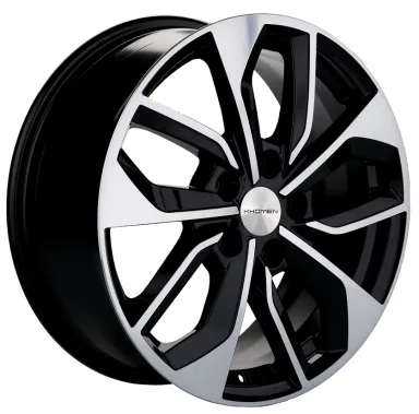 Диск литой Khomen Wheels KHW1703 (ZV 17_i40) 7J 17 5*114.3 D67.1 ET45 Black-FP 