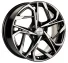 Диск литой Khomen Wheels KHW1716 7J 17 5*114.3 D67.1 ET45 F-Silver 