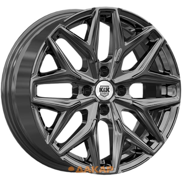 диски K&K Ариус 7x17 5*112 ET40 DIA57.1 Черный Литой