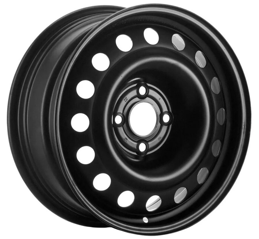 диски Trebl 42B40B P 5x13 4*98 ET40 DIA58.6 Black Штампованный