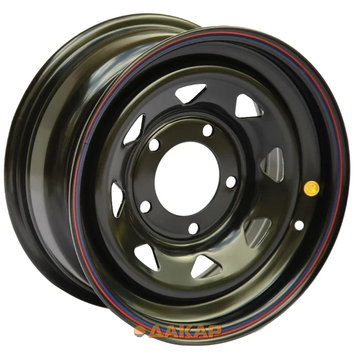 диски Off Road Wheels Nissan/Toyota 8x16 6*139.7 ET0 DIA110.1 Black Штампованный