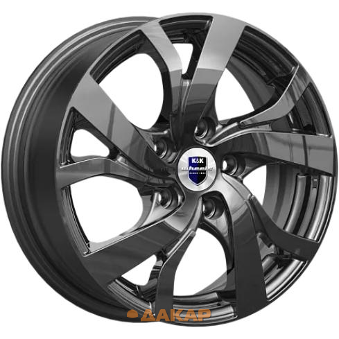 диски K&K Палермо 6.5x16 5*114.3 ET43 DIA67.1 Кварц Литой