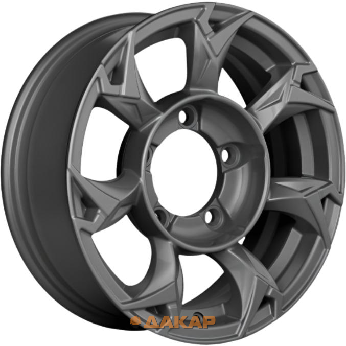 диски Khomen KHW 1505 5.5x15 5*139.7 ET5 DIA98.5 Gray Литой