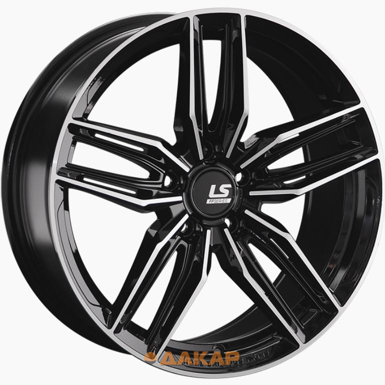 диски LS FlowForming RC54 8x18 5*112 ET40 DIA66.6 BKF Литой