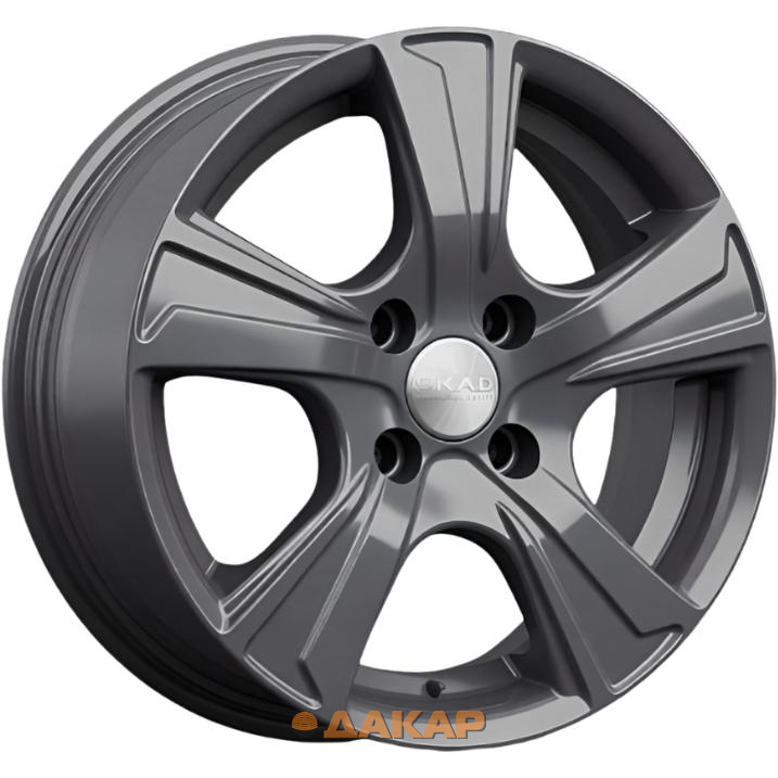 диски Скад Крит 5.5x14 4*100 ET39 DIA56.6 Графит Литой