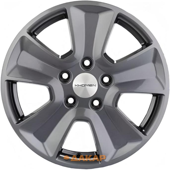 диски Khomen KHW 1601 6.5x16 5*114.3 ET43 DIA67.1 Gray Литой