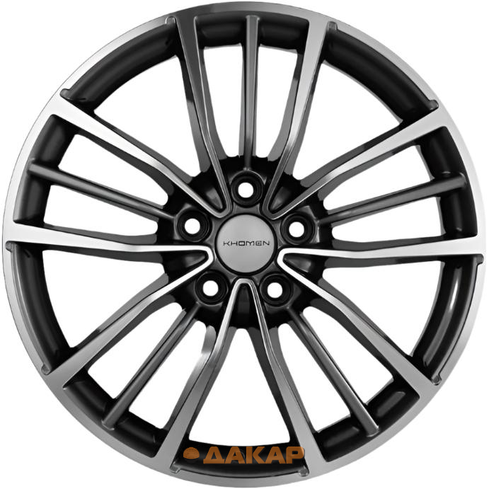 диски Khomen KHW 1812 7x18 5*114.3 ET40 DIA66.6 Gray-FP Литой