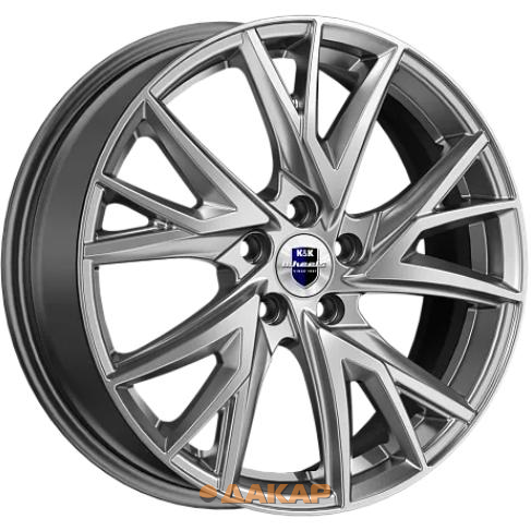 диски K&K Кайлас 6.5x18 5*114.3 ET48 DIA67.1 Дарк платинум Литой