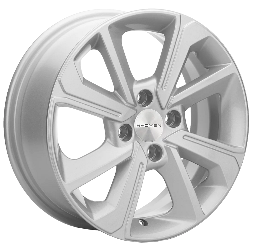 диски Khomen KHW 1502 6x15 4*100 ET46 DIA54.1 F-Silver Литой