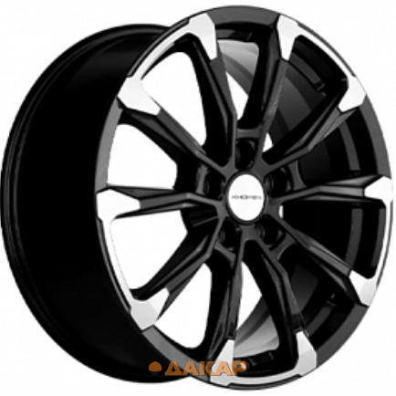 диски Khomen KHW 1808 7.5x18 5*108 ET40 DIA54.1 Black-FP Литой