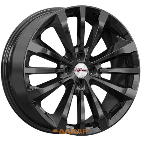 диски iFree Андерсен 7x17 4*100 ET45 DIA67.1 BK Литой