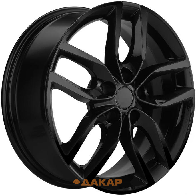 диски Carwel Кутыр 6.5x17 5*108 ET43 DIA65.1 BL Литой