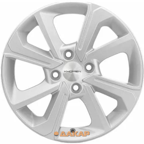 диски Khomen KHW 1501 6x15 4*100 ET40 DIA60.1 F-Silver Литой