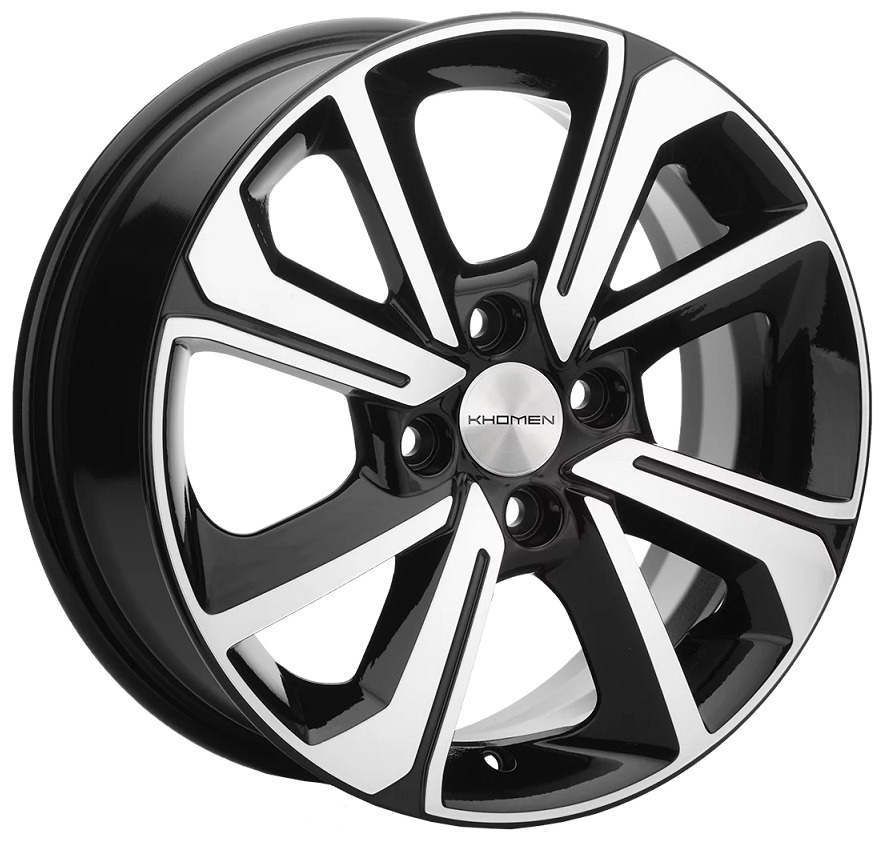 диски Диск литой Khomen Wheels KHW-1501 (Lada Granta) BLACK-FP 6j-15 4x98 ET36 DIA58.6