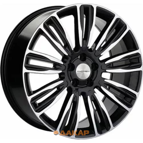 диски Khomen KHW 2004 8.5x20 5*120 ET30 DIA66.1 Black-FP Литой