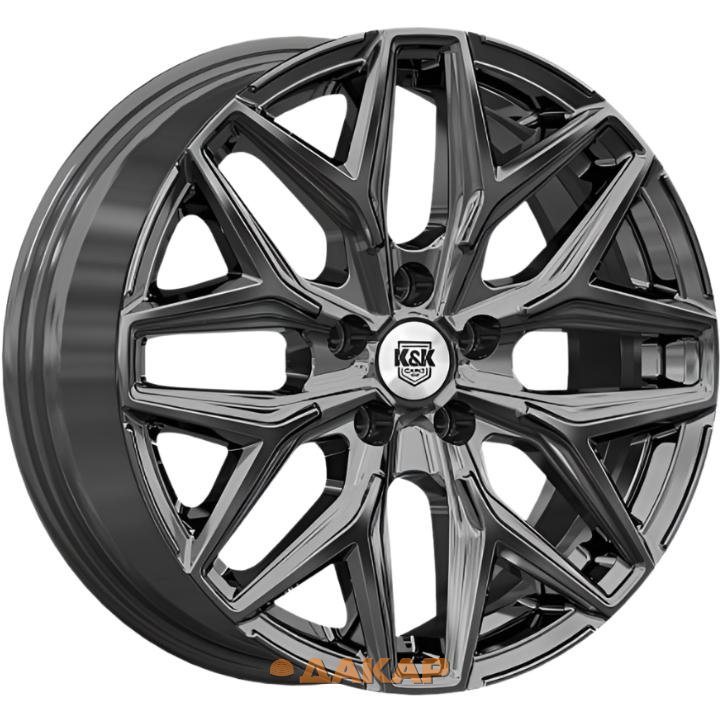 диски K&K Ариус 7x17 5*108 ET33 DIA60.1 Кварц Литой