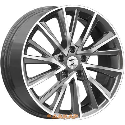 диски K&K КР010 7.5x18 5*108 ET47 DIA60.1 Алмаз графит Литой