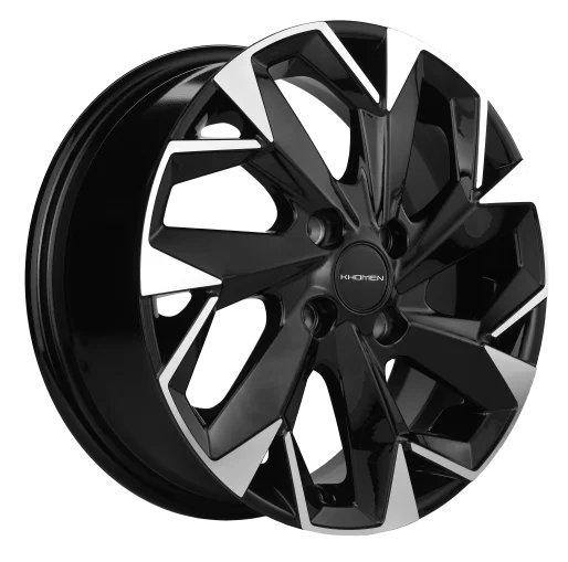 диски Диск литой Khomen Wheels KHW-1508 (ZV Kia Rio) Black-FP 6j-15 4*100 et46 dia54.1