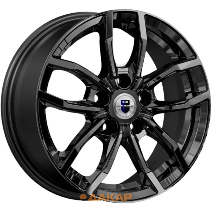 диски K&K Фрост 6.5x15 5*108 ET42 DIA67.1 Черный Литой