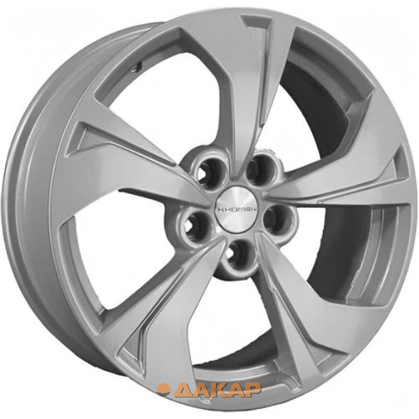 диски Khomen KHW 1724 7x17 5*114.3 ET45 DIA60.1 F-Silver Литой
