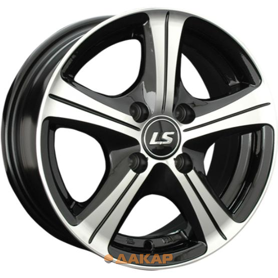 диски LS 202 6x14 4*100 ET39 DIA73.1 BKF Литой