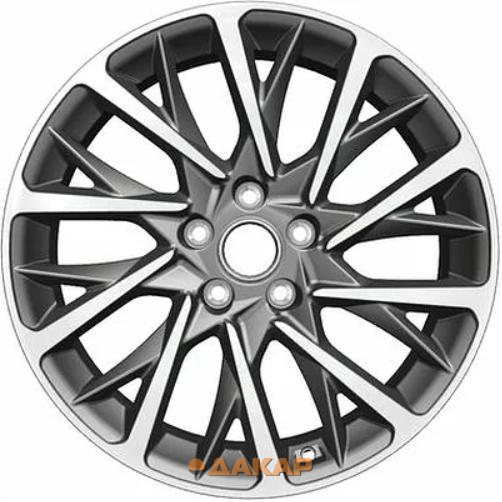 диски Khomen KHW 1804 7.5x18 5*114.3 ET50.5 DIA67.1 Gray-FP Литой