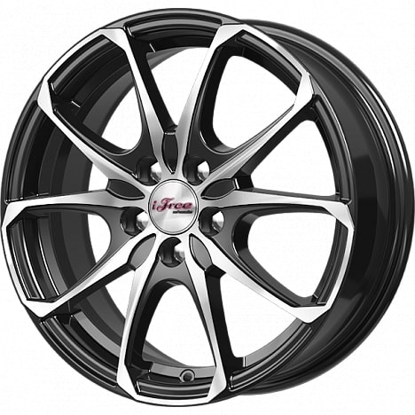 диски iFree Такеши 6x16 5*114.3 ET45 DIA67.1 Блэк Джек Литой