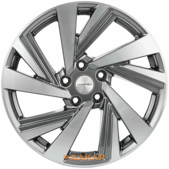 диски Khomen KHW 1801 7.5x18 5*114.3 ET50 DIA67.1 Gray-FP Литой