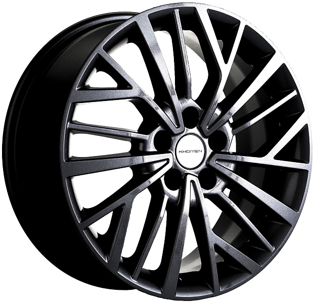 диски Khomen KHW 1717 7x17 5*114.3 ET48 DIA56.1 Black Литой