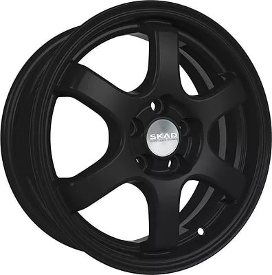 диски Скад Киото 6x15 5*100 ET38 DIA57.1 Черный матовый Литой