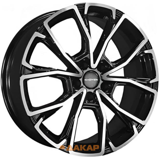 диски Khomen KHW 1907 7.5x19 5*108 ET38 DIA60.1 Black-FP Литой