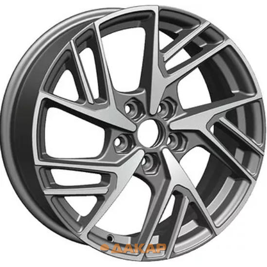 диски Khomen KHW 1722 6.5x17 5*114.3 ET45 DIA67.1 Gray-FP Литой