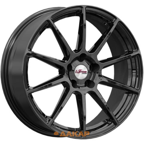 диски iFree Винзор 7x18 5*100 ET28 DIA57.1 BK Литой