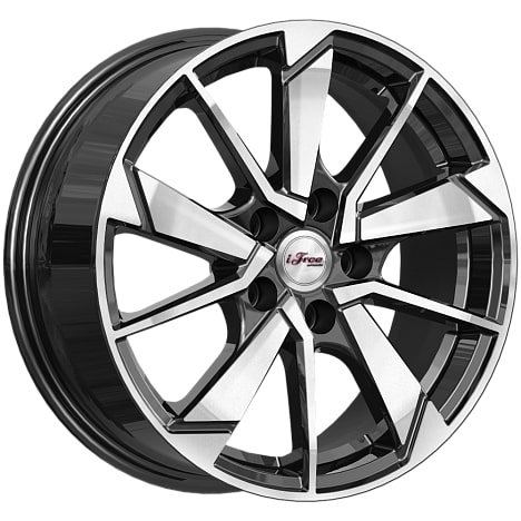 диски iFree Зиплайн 6.5x16 5*110 ET38 DIA67.1 Блэк Джек Литой