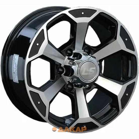 диски LS 187 7.5x18 6*139.7 ET46 DIA67.1 BKF Литой