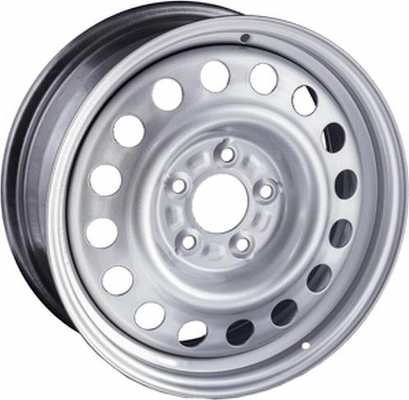 диски Trebl X40932 5.5x15 5*100 ET40 DIA57.1 Silver Штампованный