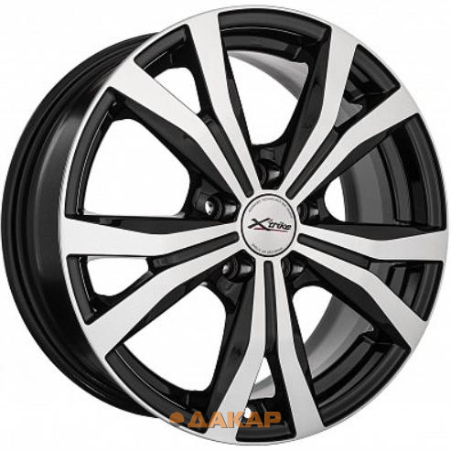 диски X'trike X-119 6.5x16 5*114.3 ET35 DIA67.1 BKFP Литой