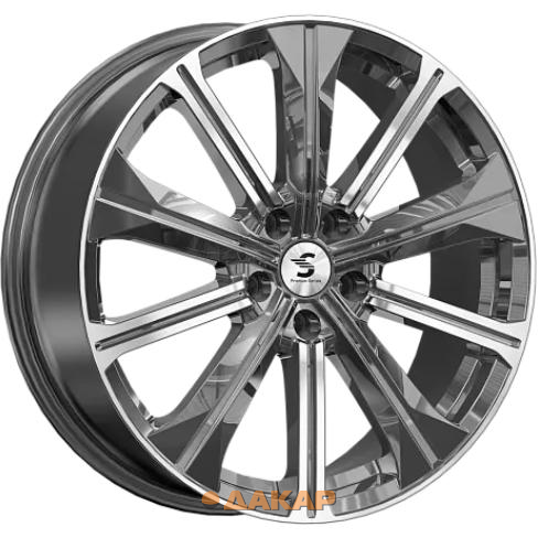 диски K&K КР013 7x19 5*114.3 ET40 DIA66.6 Diamond gloss graphite Литой