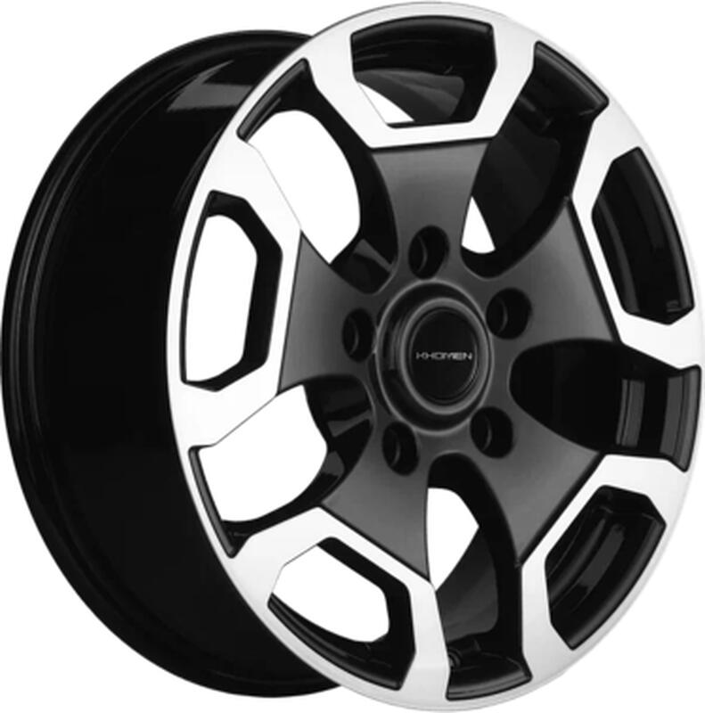 диски Khomen KHW 1725 6.5x17 5*139.7 ET40 DIA98.5 Black-FP Литой