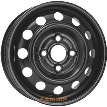 диски KFZ 7130 6x16 4*100 ET50 DIA60.1 Black Штампованный