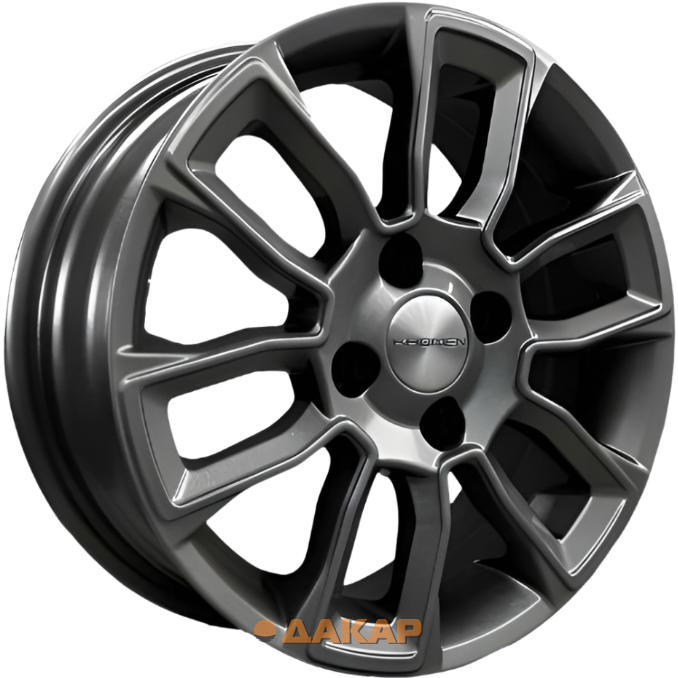 диски Khomen KHW 1406 5.5x14 4*100 ET45 DIA56.1 Gray Литой