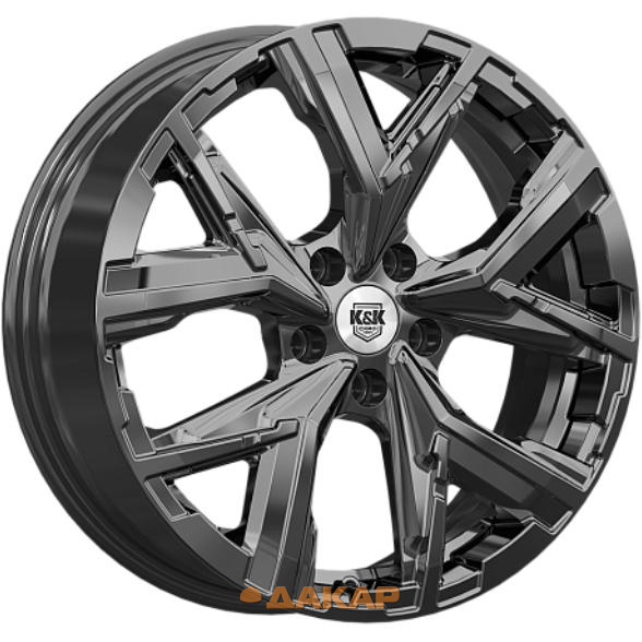 диски K&K Айона 6.5x18 5*114.3 ET34 DIA66.6 Черный Литой
