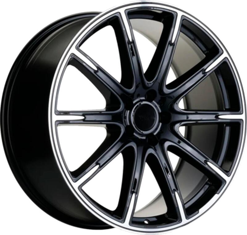 диски Khomen KHW 1903 9.5x19 5*112 ET25 DIA66.6 Black-FP Литой