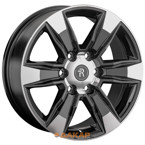 диски Replay Mi123 7.5x18 6*139.7 ET38 DIA67.1 BKF Литой